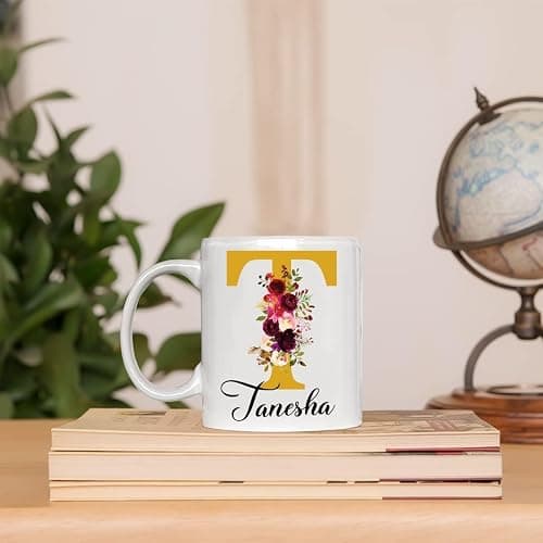 A2One Stuff Custom 11oz Floral Coffee mug thumbnail 2