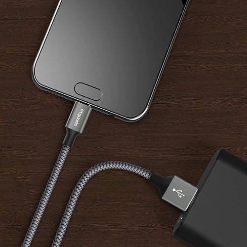 etguuds USB to USB C Cable 3ft, 2-Pack USB A to Type C Charger Cord Fast Charging for Samsung Galaxy A17 A16 A15 A26 A36 A56, S25 S24 S23 S22 S21 S20 S10 Note 20, for iPhone 17 16 15, Moto, Gray thumbnail 7
