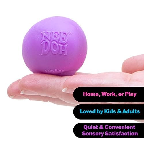 Schylling Needoh Teenie Color Change Needoh - Sensory Squeeze Toy - 4 Pack thumbnail 3