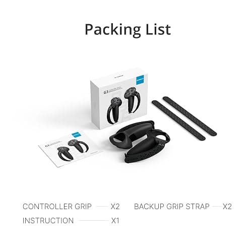 BOBOVR G3 Controller Grips Cover,Compatible with Meta Quest 3/3S Accessories,for CD3/D3 Dock Wireless Charging thumbnail 6