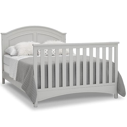 Delta Children Perry 6-in-1 Convertible Crib - Greenguard Gold Certified, Moonstruck Grey thumbnail 13