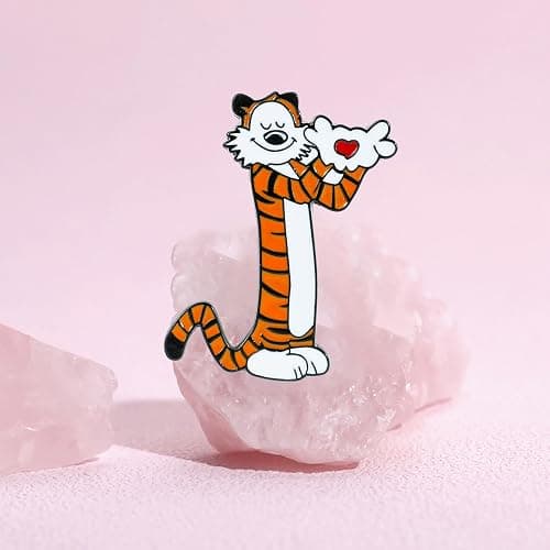 LUKGELYAM Cute Enamel Pins Cartoon Lapel Pin Brooch Badge for Backpack Jackets Funny Tiger Pins for Gift Anime Enamel Pin for Clothing Hat Decoration thumbnail 3