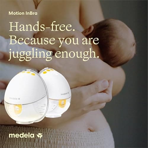 Medela Motion InBra Wearable Electric Breast Pump | Fully In-Bra, Hands-Free, Comfort Fit, BPA-Free, 5 oz Cups, USB Rechargeable, Quiet and Discreet thumbnail 2