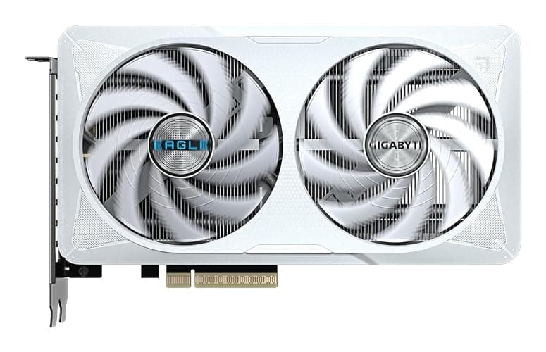 Gigabyte GeForce RTX 5060 EAGLE OC ICE 8G Graphics Card - 8GB GDDR7, 128bit, PCI-E 5.0, 2550 MHz Core Clock, 3 x DisplayPort, 1 x HDMI, GV-N5060EAGLEOC ICE-8GD thumbnail 2