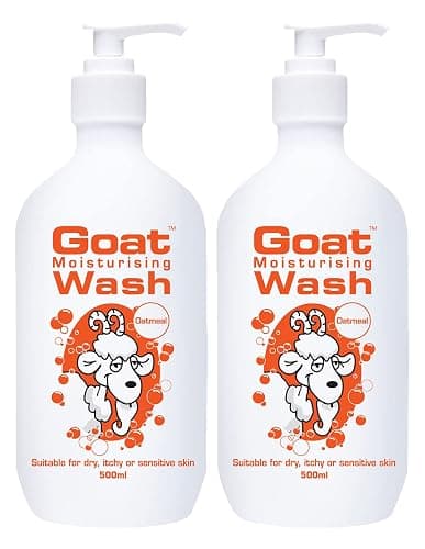 Goat Soap Moisturizing Body Wash Value Duo Pack 16.9 oz - Body Wash to Revive your Skin - Argan Oil - Oatmeal - Image 1