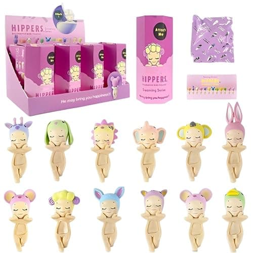 GNMQWP Labub Doll Blind Box, Backpack Pendant Keychain, 2nd Labub Generation Seated Action Doll Decoration Ornament, Collectible Blind Box with Hanging rope - Image 1