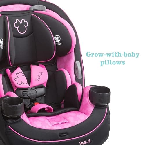 Disney Convertible Car Seat, Rear Facing 5-40 pounds, Forward Facing 30-65 pounds, Booster 40-100 lbs, Convert From Infant to Toddler, Simply Minnie thumbnail 4