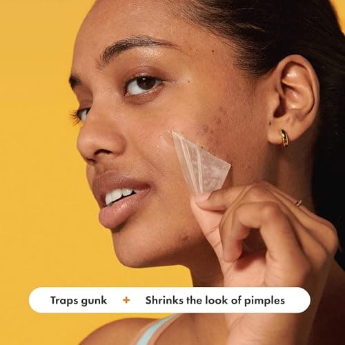 Hero Cosmetics Mighty Patch™ Face Patch - XL Hydrocolloid Face Mask for Acne, 5 Large Pimple Patches for Zit Breakouts on Nose, Chin, Forehead & Cheeks (1 Count) thumbnail 3
