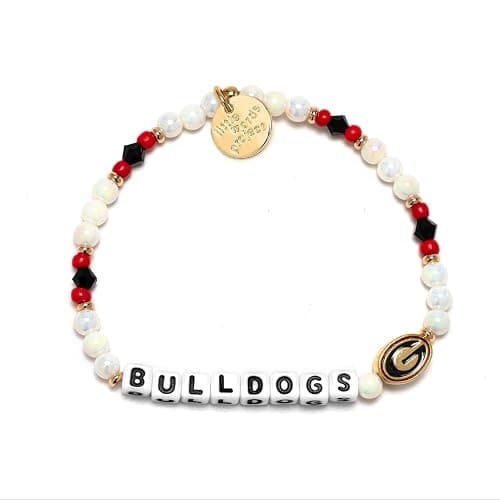 Little Words Project White-Bulldogs-Georgia - Crystal - Medium - Image 1