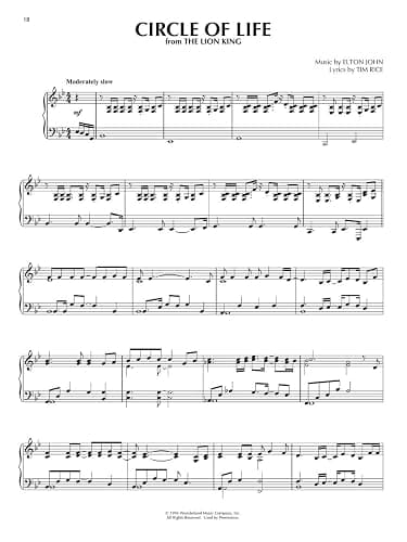 Disney Peaceful Piano Solos | Intermediate Piano Sheet Music Book | 34 Calming Disney Songs for Relaxation and Performance | Piano Songbook for Adults, Students, and Music Teachers thumbnail 7
