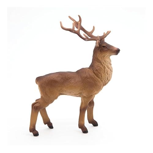 Papo -Hand-Painted - Figurine -Wild Animal Kingdom - Stag -53008 -Collectible - for Children - Suitable for Boys and Girls- from 3 Years Old thumbnail 4