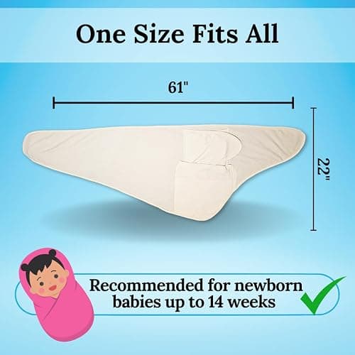 Miracle Blanket Swaddle Wrap – Help Your Newborn Sleep Longer – Soft & Secure Sleep Sack for Infants – Easy-to-Use Swaddling Blanket for a Calm Baby (Coral Hearts) thumbnail 3