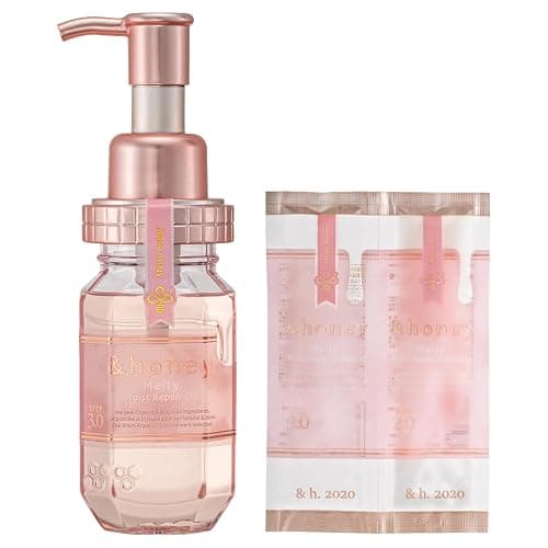 [Genuine Product] &honey Melty Moist Repair Hair Oil 100mL/3.38 Oz Sulfate-Free Moisturizing Hair Oil to help Tame Frizz and Waves Unique Blend of Honeys Argan Oil Frizzy Hair Japanese Hair Care - Image 1