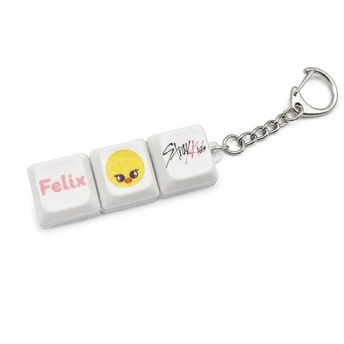 SKZOO 3-in-1 Finger Keyboard Fidget Toy Stress Relief Sensory Toy for Adults Creative Desk Toy for Focus and Relaxation (Yellow) - Image 1