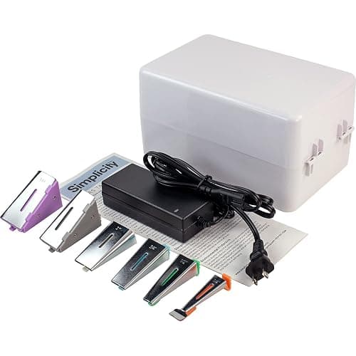 Simplicity 3881925US Sewing and Quilting Bias Tape Maker Tool with 6 Different-Sized Tips, Multicolor, 9pcs thumbnail 3