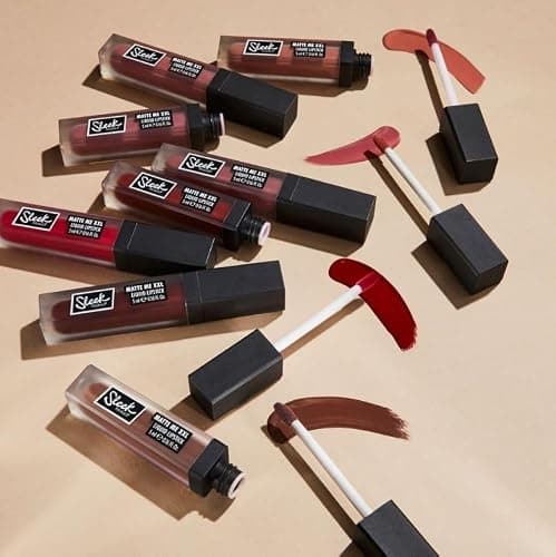 Sleek MakeUP Matte Me XXL Liquid Lipstick, High Impact Colour, Longlasting and Transfer Proof, Sweet like Chocolate, 5ml thumbnail 4