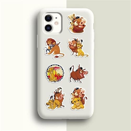 50pcs Cartoon The Lion King Stickers for Kids, Vinyl Waterproof Disney Movie Decal for Water Bottle Laptop Toy Sticker for DIY Decorate Bumper Phone Hard Hat Kids Teens Gifts (Lion) thumbnail 4