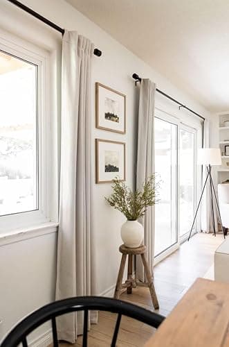 100% Blackout Shield Blackout Curtains for Bedroom 84 Inches Long, Back Tab/Rod Pocket Living Room Drapes, Thermal Insulated Blackout Curtains 2 Panels Set, 50" W x 84" L, Cream thumbnail 6