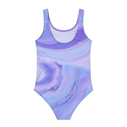 Ewbob Girls One Piece Swimsuit Quick Dry Swimwear Swimming Costume Beach Bathing Suit for Kids thumbnail 2