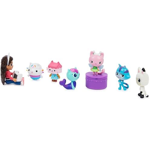 Gabby’s Dollhouse, Deluxe Figure Gift Set with 7 Toy Figures and Surprise Accessory, Kids Toys for Ages 3 and up thumbnail 4