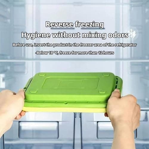 At-Home Rolled Ice Cream Maker Kit, Instant Freeze Plate with 2 Scrapers, DIY Homemade Ice Cream tray, Yogurt, Gelato, Sorbet, Fun Family Activity, Iced Stir Frying Machine (White) thumbnail 6