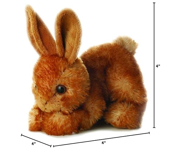 Aurora® Adorable Mini Flopsie™ Bitty Bunny™ Stuffed Animal - Mini Companions Ready for Playful Adventures - for Kids All Ages, Toddlers, Adults, and Families - Brown 8 Inches thumbnail 2