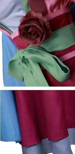 Yazkimo Womens The Apothecary Diaries Cosplay Maomao Costume Pink Dress Hanfu Suit Pharmacist Girl Halloween Outfit thumbnail 4
