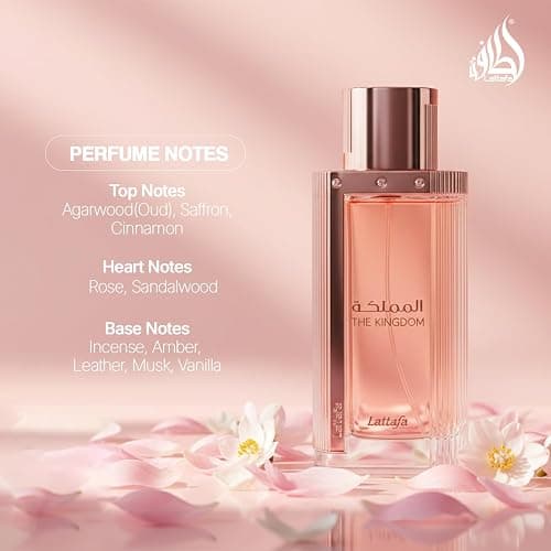 Lattafa The Kingdom Eau De Parfum Spray for Women, 3.4 Ounce thumbnail 3
