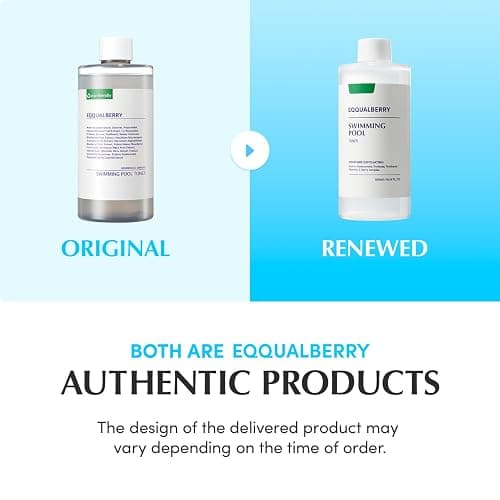 EQQUALBERRY Swimming Pool Toner - Korean Toner for Daily Exfoliating & Deep Hydration with Natural Enzyme Protease & Hyaluronic Acid, For Sensitive Skin, 10.14 Fl Oz (300ml) thumbnail 2