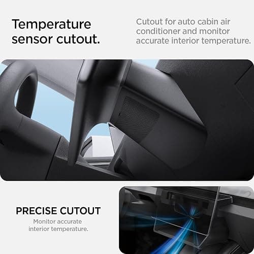 Spigen [Upgraded Under Screen Storage Organizer for Tesla Model Y Juniper (Standard, Premium & Performance 2025/2026) and Model 3 Highland (Standard, Premium & Performance 2024/25/26) - Black thumbnail 4
