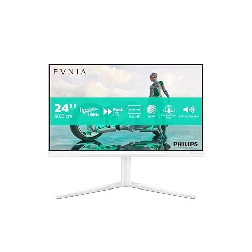 Philips 24M2N3201A - 23.8 inch Full HD gaming monitor, 180 Hz, 1ms GtG, FreeSync Prem., G-Sync comp. (1920x1080, 2x HDMI, DisplayPort) white thumbnail 2
