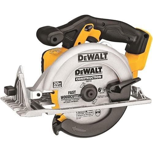 DEWALT 20V MAX Circular Saw, Cordless Sidewinder Style Portable, 6-1/2-Inch Blade, 5150 RPM, 0-50 Degree Bevel Capability, Battery Not Included (DCS391B) thumbnail 7