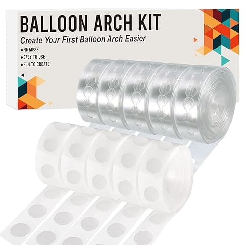 Balloon Arch Kit, 82ft Easy DIY Balloon Decorating Garland Strip and 500Pcs Glue Point Dots Tape for Balloon Arch, Decorations Making - Image 1