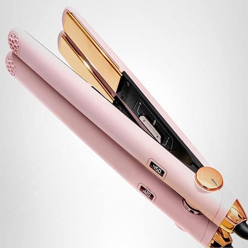 TYMO Flat Iron Hair Straightener and Curler 2 in 1 with 10s Fast Heating, 1 Inch Professional Titanium Straightening Curling Iron with 32 Adjustable Temp and Automatic Shut Off thumbnail 8