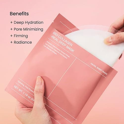 BIODANCE Bio-Collagen Real Deep Mask, Hydrating Overnight Hydrogel Mask, Pore Minimizing, Elasticity Improvement, 34g x16ea thumbnail 6