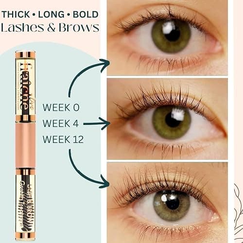 Live Fraiche Organic Castor Oil Lash Serum for Hair Growth, 100% Pure Eyebrow Eyelash Growth Serum, Cold Pressed Hexane Free (2oz Glass Bottle + FILLED Mascara Tube) thumbnail 2