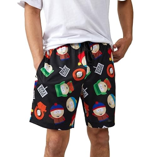 Bioworld South Park Main Character Grid Men's 2-Pack T-shirt & Lounge Short Sleep Set thumbnail 5