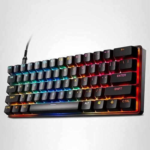 SteelSeries Apex Pro Mini Gen 3 OmniPoint 3.0 HyperMagnetic Switches — Adjustable Actuation — Rapid Trigger — Game-Ready Presets — Protection Mode — Rapid Tap/SOCD — RGB — PBT Keycaps — USB-C thumbnail 9