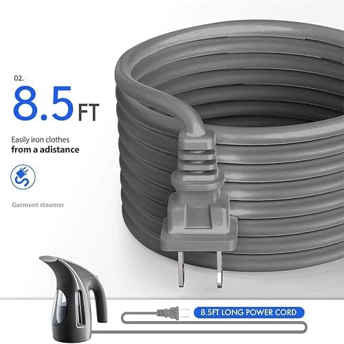 HiLIFE Steamer for Clothes, Portable Handheld Design, 240ml Big Capacity, 700W, Strong Penetrating Steam, Removes Wrinkle, for Home, Office(ONLY FOR 120V)-Black thumbnail 4