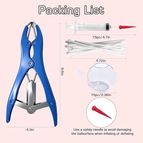 15pcs DIY Squishy Stress Ball Making Kit – Blank Skins with Air Pump & Expander Tool, Make Your Own Transparent Fidget Pressure Balls for Adults thumbnail 2