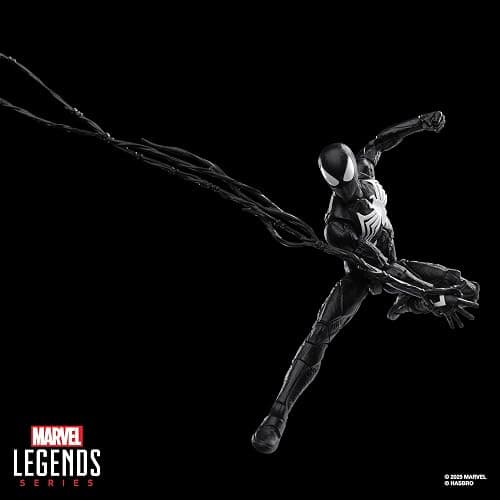 Marvel Legends Series Gamerverse Peter Parker Black Suit, Spider-Man 2 Video Game -Inspired Collectible 6 Inch Action Figure thumbnail 7