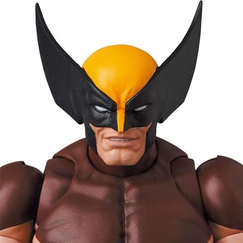 Lingtoolator MAFEX No. 138 Wolverine (BROWN COMIC Ver.) Total Height: Approx. 5.7 inches (145 mm), Painted Action Figure thumbnail 6