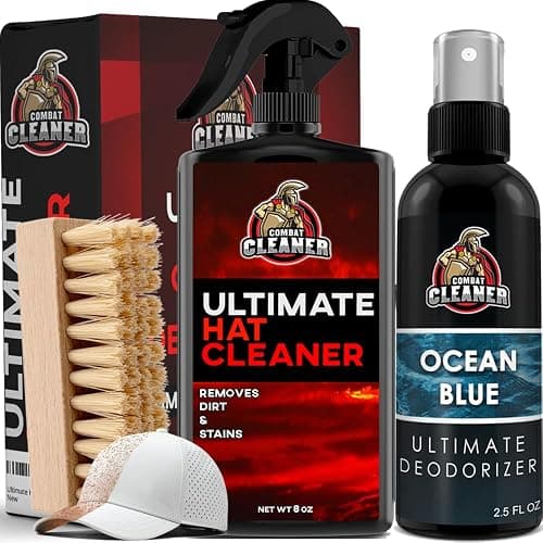 Combat Cleaner Ultimate Hat Cleaner Kit Used for All Types of Hats (Hat Cleaner Kit + Deodorizer) - Image 1