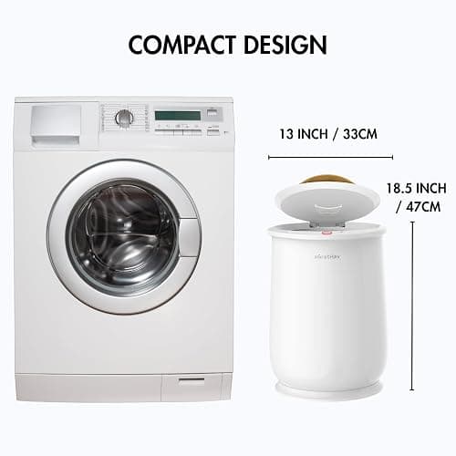 aGratHav Towel Warmers Ultra Large Capacity Bucket Style 450W for Bathroom ETL FCC Certified Fits up to Two 40"x70" Towels, Blankets, Bathrobes with Auto Shut Off thumbnail 2