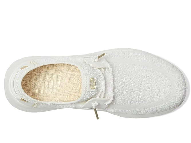 Hey Dude Women's Sirocco Crochet Mesh Loafer - 10 - White/Gold thumbnail 2