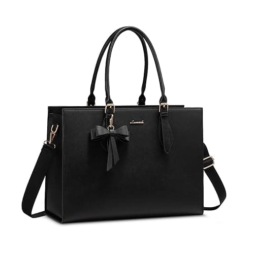 LOVEVOOK Lunch Tote Bag for Women, Laptop Bag for Work with Insulated Lunch Compartment 15.6 Inch 2 in 1 Lunch Tote Large Capacity Computer Handbag for Work, Teacher, Nurse, Office, Collage, Casual thumbnail 7