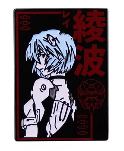 Blood Anime Evangelion EVA-01 Unit-01 1.4" Enamel Pin Badge - Image 1