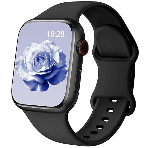 Silicone Sport Band Compatible with Apple Watch Bands for Women Men | Soft Wristband 40mm 38mm 41mm 44mm 45mm 46mm 42mm 49mm, Replacement Strap for iWatch Series 11 10 9 8 7 6 5 4 3 2 1 SE Ultra - Image 1