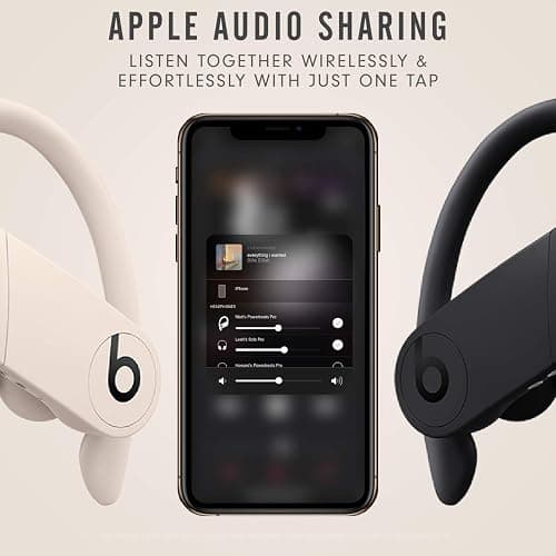 Beats Powerbeats Pro Wireless Earbuds - Apple H1 Headphone Chip, Class 1 Bluetooth Headphones, 9 Hours of Listening Time, Sweat Resistant, Built-in Microphone - Ivory thumbnail 8
