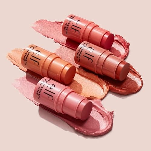 e.l.f. Monochromatic Multi Stick, Luxuriously Creamy & Blendable Color, For Eyes, Lips & Cheeks, Dazzling Peony, 0.17 Oz thumbnail 5